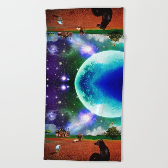 A Most Unusual Evening Beach Towel
