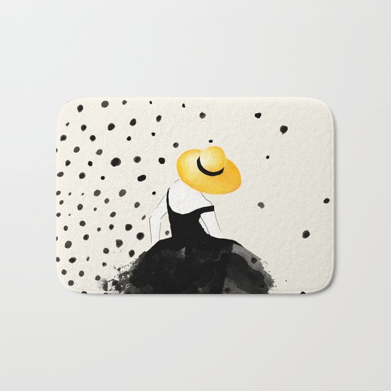 Polka Rain II Bath Mat