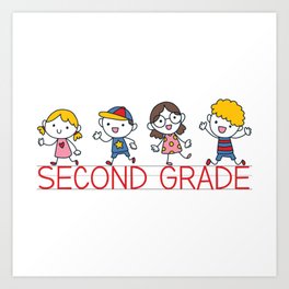 Second Grade School Art Print