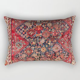 Qashqa’i Fars Southwest Persian Nomad Rug Print Rectangular Pillow
