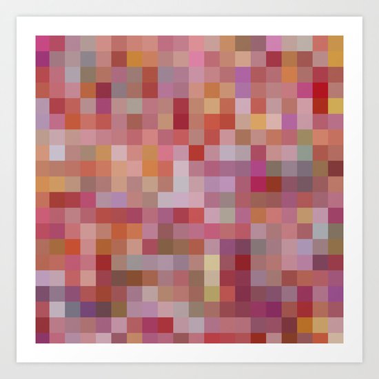 Raspberry Sorbet Art Print