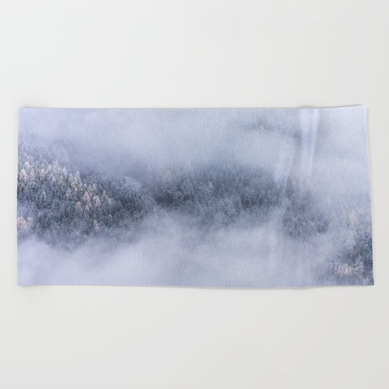 Beneath The Fog Beach Towel
