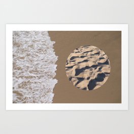 Ocean & Sand Art Print