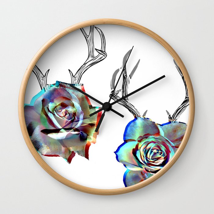 TROPHIES AND ROSES Wall Clock