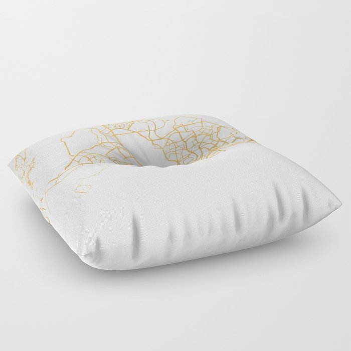 Singapore City Street Map Art Floor Pillow By Deificusart Society6