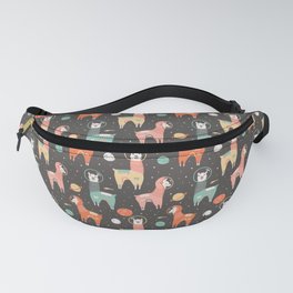 Astronaut Llamas in Space Fanny Pack