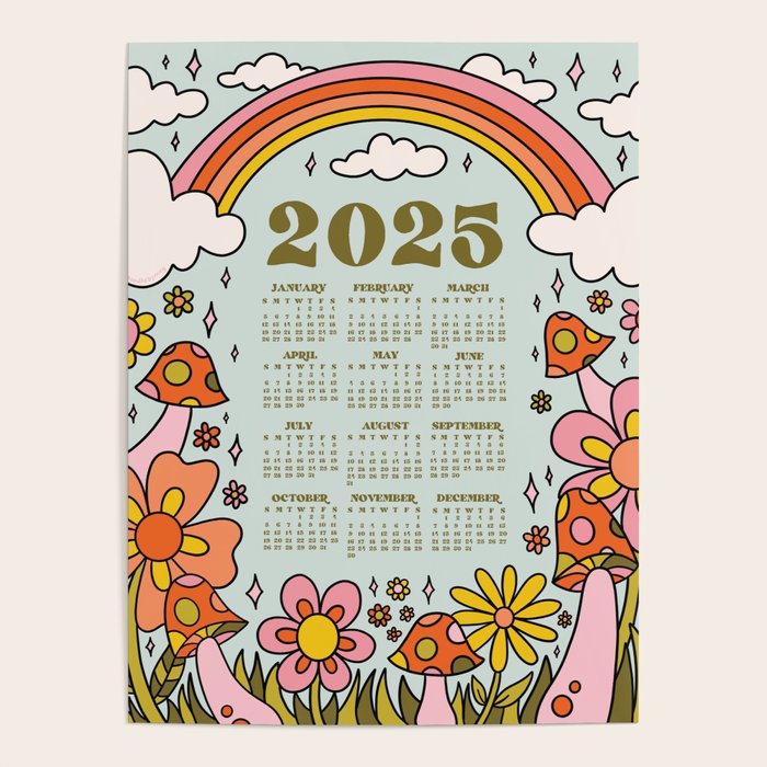 Calendar Wall Posters & Poster Prints | Society6