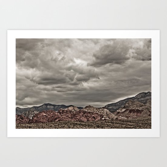 RED ROCK Art Print