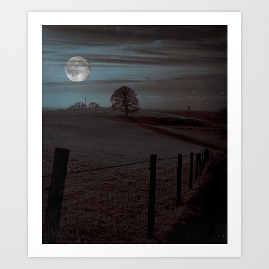 Moon Tor Art Print