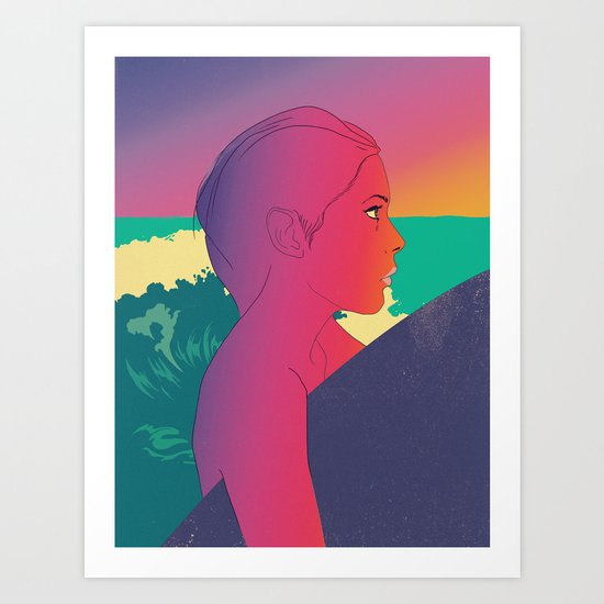 Surfer Art Print