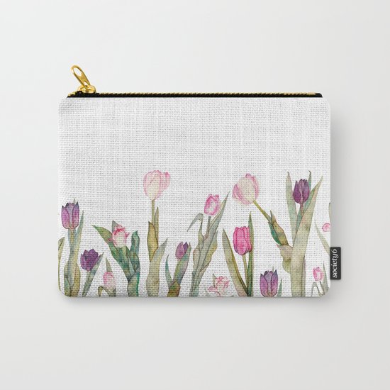 Tulips Carry-All Pouch