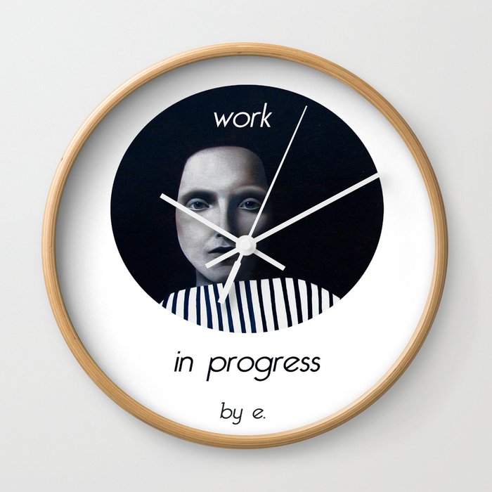 Work in progress by e. - MusA Wall Clock