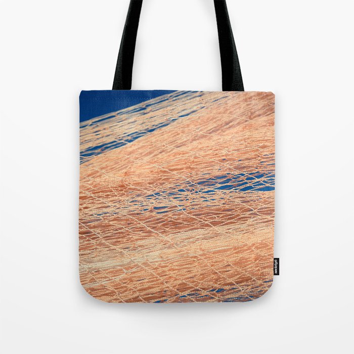 fishnet tote bag