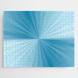 Teal Summer Rainbow Vibes Jigsaw Puzzle