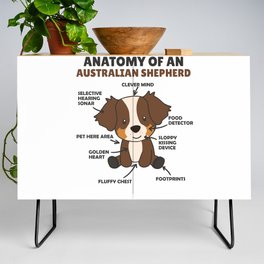 Anatomy Of An Australian Shepherd Sweet Dogs Credenza