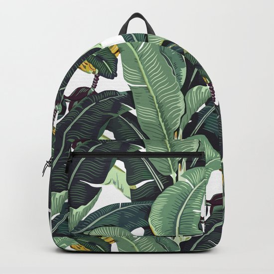 banana leaf pattern Backpack