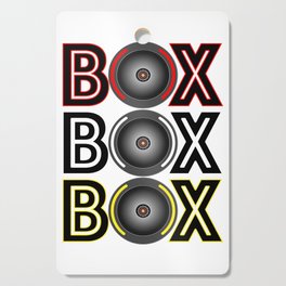 BOX BOX BOX radio call Cutting Board