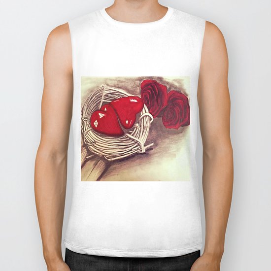 Heart of Rose Biker Tank