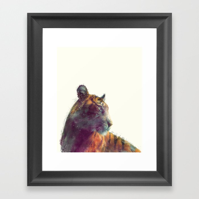 Tiger // Solace Framed Art Print