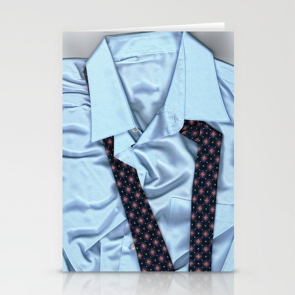 Saturday Morning - Men's Fashion Art By Sharon Cummings Stationery Cards