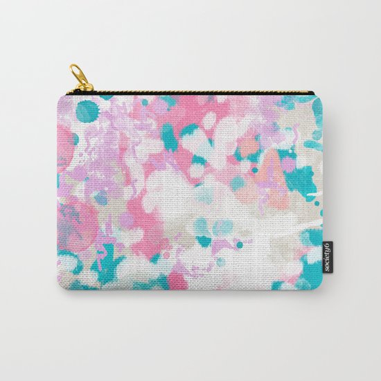 Shaz - abstract painting minimal modern color palette boho nursery home decor Carry-All Pouch