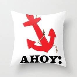 Ahoy! Throw Pillow
