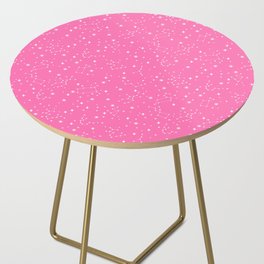Hot Pink Constellations Side Table