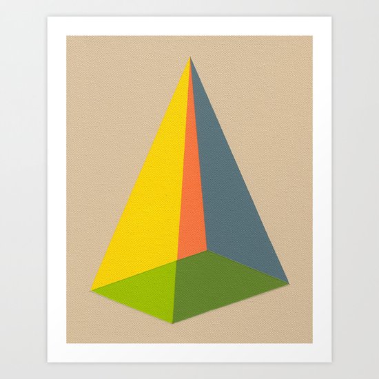 Pyramid Art Print