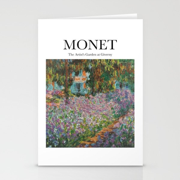 Monet - The Artist's Garden at Giverny Stationery Cards