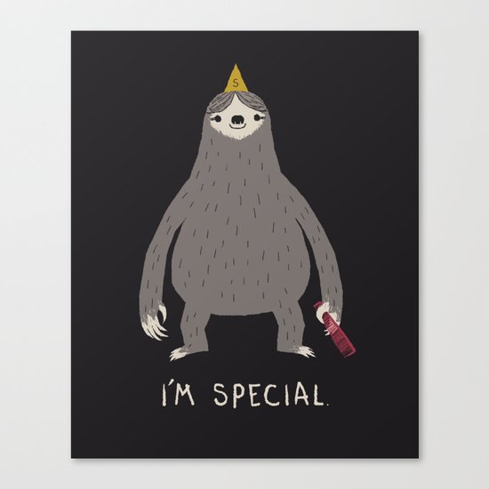 sloth Canvas Print