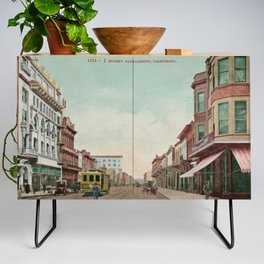 Old Sacramento J. Street Credenza