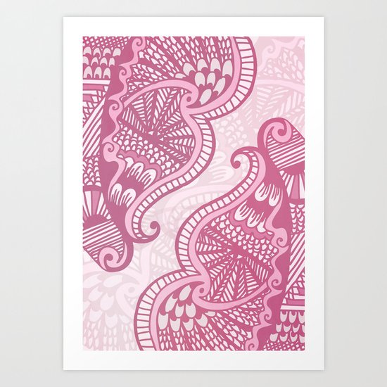 Henna Pattern Art Print