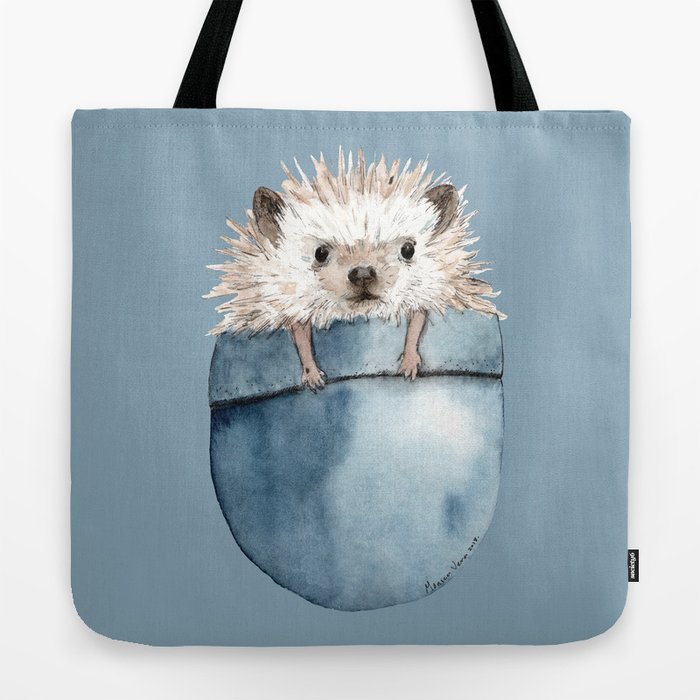 hedgehog Tote Bag by MonicaVera13 Society6