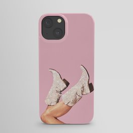 These Boots - Glitter Pink iPhone Case