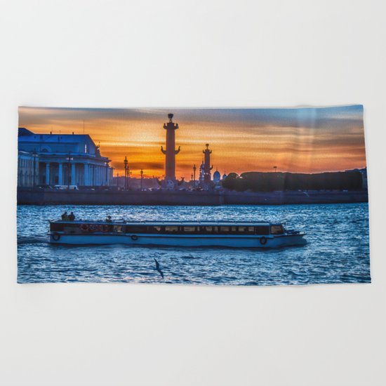 Saint Petersburg Beach Towel