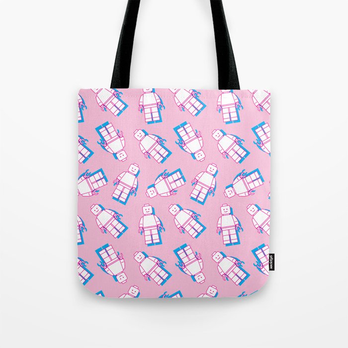 Mini Fig. Pattern - Pink Tote Bag