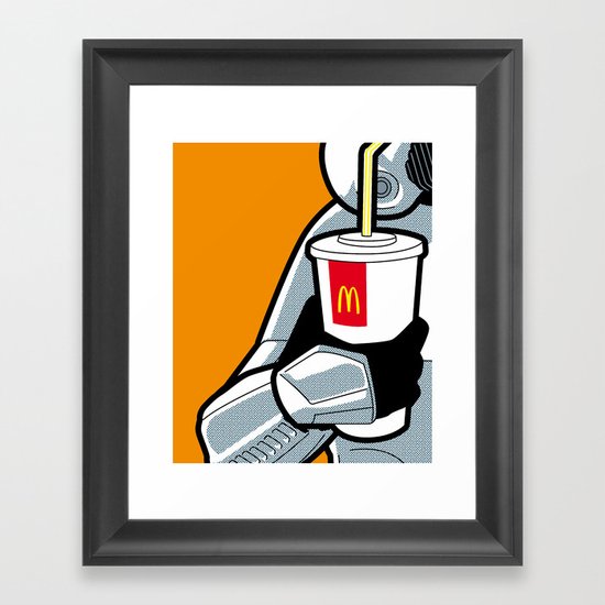 The secret life of heroes - StormDrink Framed Art Print