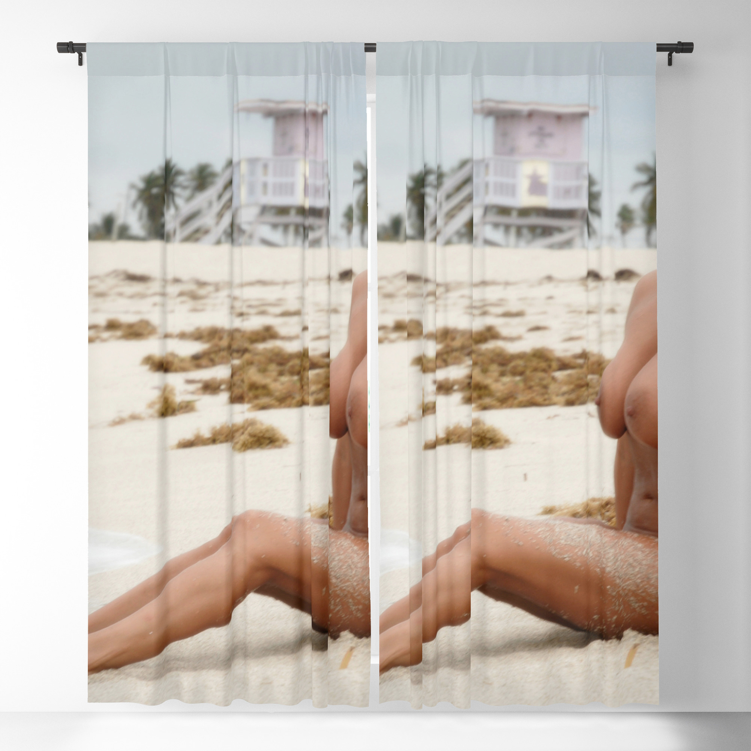 Sexy Erotic Art Blackout Curtain