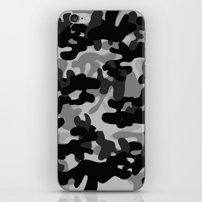 Camouflage (Gray) iPhone Skin