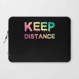 Keep Distance Laptop Sleeve