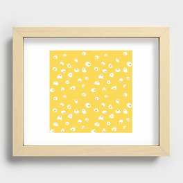 Splattered Egg Pattern Recessed Framed Print