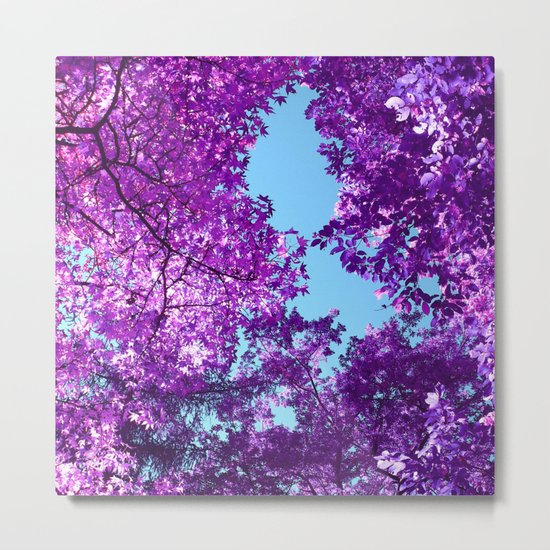purple tree XXVI Metal Print