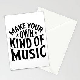 Make Your Own Child Of Music Stationery Card