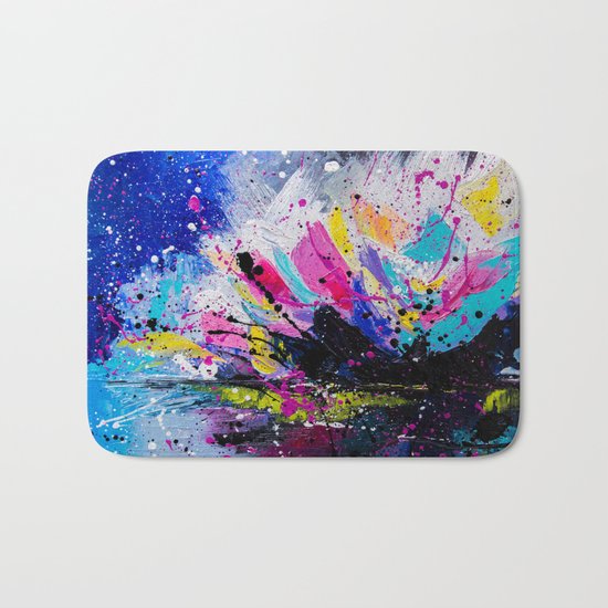 Night Lotus Bath Mat