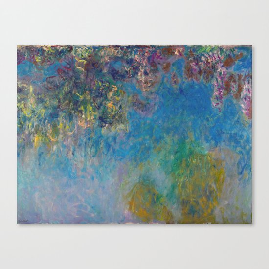 Wisteria by Claude Monet Canvas Print