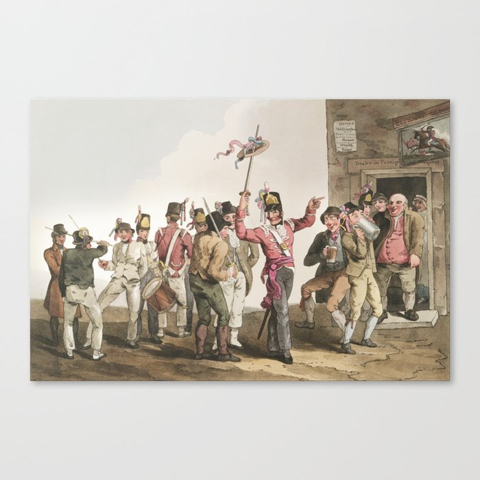 19th century in Yorkshire life Canvas Print