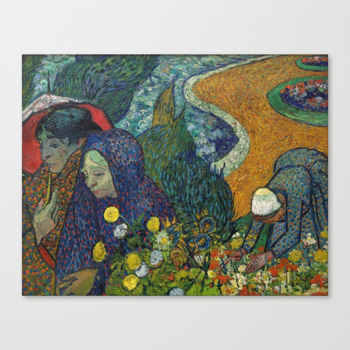 Memory of the Garden at Etten, 1888 by Vincent van Gogh Canvas Print