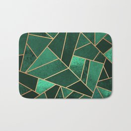 Emerald and Copper Bath Mat