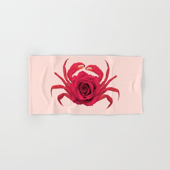 ROSE CRAB Hand & Bath Towel