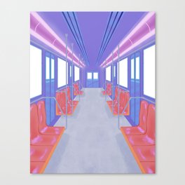 lofi aesthetic subway Canvas Print